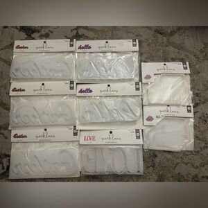 Epoxy Resin Silicone Mold bundle words jewelry dish love hello gather park lane